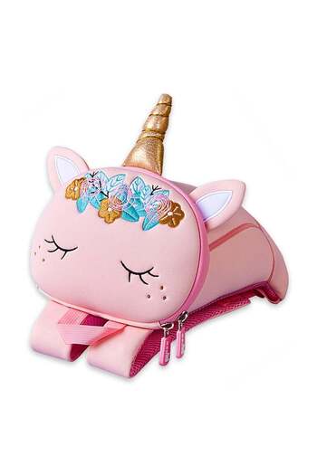 Nohoo Pre School 3D Bag Unicorn Pink (Large)