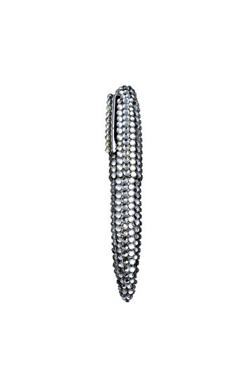 Gemma Gino Casti ballpoint pen, fully covered with rhinestones, with a 6.5 cm long metal refill
