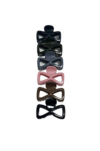 ZAYA 6-piece large latch clip set in various colors and shapes
