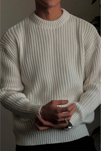 Butik Ross 100% Cotton Ribbed Sweater