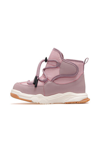 Vicco Bull Girl's Fur Light Sole Casual Boots 25K 946.434 Pk Powder