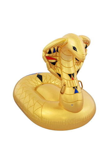 BESTWAY Golden Cobra Island Ride-On Pool Float 180 cm