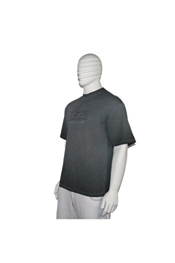 Red Planet Washed Cotton T-Shirt with Unique Design