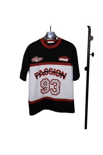 Red Planet Oversize Printed T-Shirt "PASSION 93" – Sporty Style