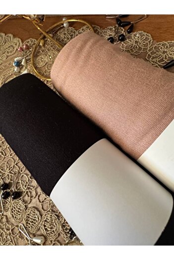 LA SEFA 2-Piece Combed Cotton Plain Shawl (
