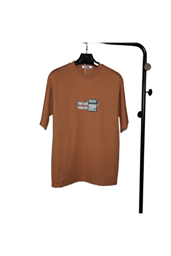 Red Planet Men’s Oversized Graphic T-Shirt | Streetwear Casual Short Sleeve Top