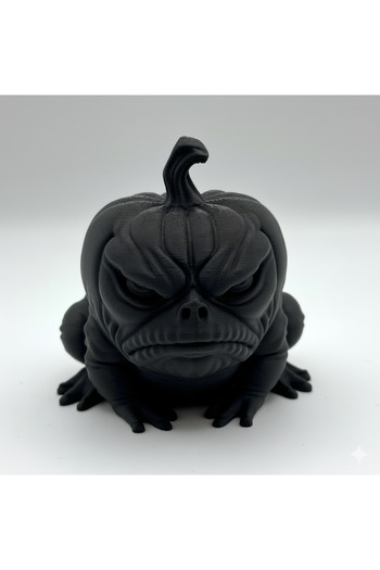 3Dprinted Grumpy Frog Halloween