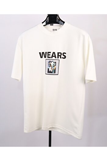 Red Planet Oversize Printed T-Shirt – Youthful Design