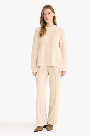 DeFacto Oversize Wide Fit Crew Neck Sweater G2590Ax25Wn