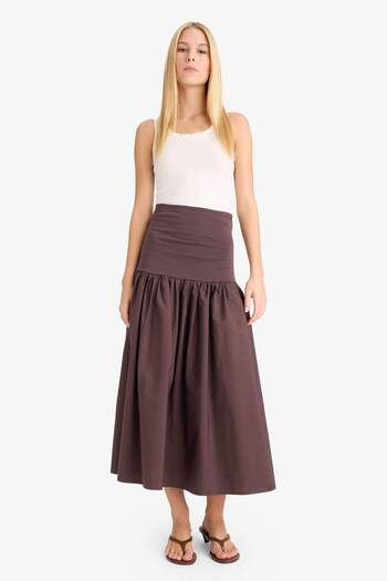 DeFacto Cool Fitted Square Neck Ribbed Camisole Tank Top G1611Ax25Au