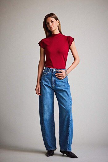 DeFacto Turtleneck Short Sleeve T-Shirt G3332Ax25Wn