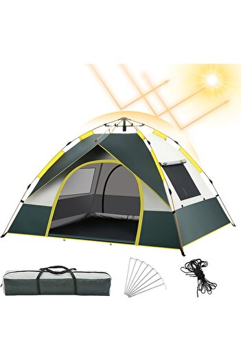 fulina Pop Up Camping Tent, 2-3 Person, 4 Season, Waterproof, UV Protection, Easy Setup, Perfect for Campin