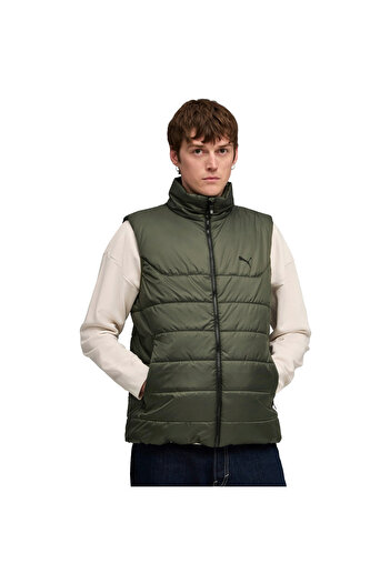 Puma Vest Ess Padded Vest, Green, Men