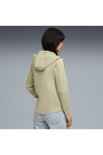 Puma Jacket Evostripe Full-zip Hoodie Dk, Beige, Women