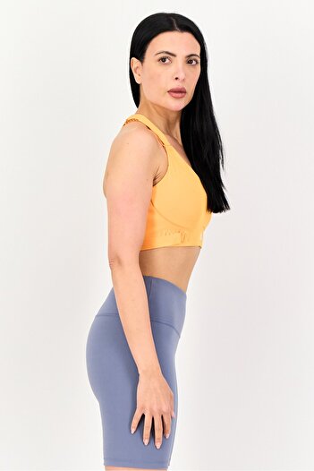 adidas Women Sportswear Fit Lightly Padded Training Sports Bra, Orange