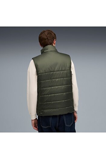 Puma Vest Ess Padded Vest, Green, Men