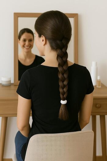 Goishtrie Hair Ties - 9 Black and 9 White Pieces with Storage Jar- Non-Slip Elastic Ponytail