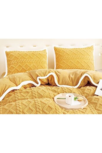 CHIRASO CHIRASO Bedding, COCOLINO, Knitted Pattern, Classic Sheet 220x230 Duvet Cover 200x230 2 Pillowcases