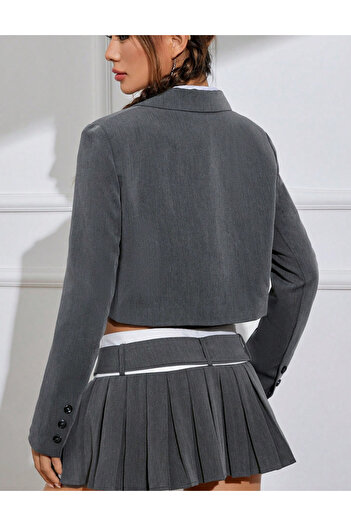 SHEIN jacket, gray