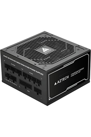 Aztech OMEGA 1250W 80 Plus Gold ATX 3.1 & PCIe 5.1 Ready Fully Modular Power Supply Ultra‑Quiet Hy