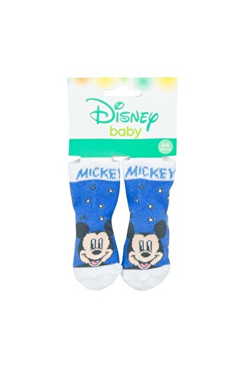Disney White socks with Mickey Mouse dots 6-12 months