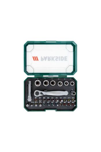 PARKSIDE Parkside socket and bit set, 31-piece set
