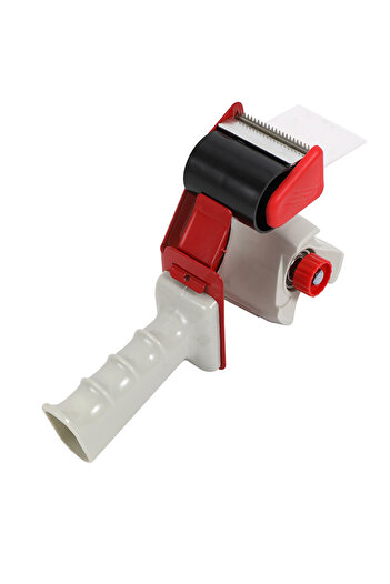 Lawazim Tape Dispenser - Red - Heavy Duty Tape Cutter with Adjustable Tension and Ergonomic Handle