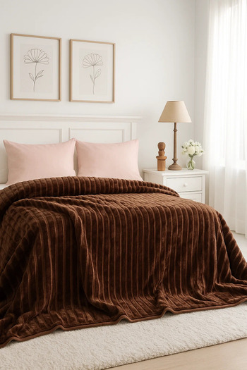 BED LİNE Gentle Blanket 200/220 Brown