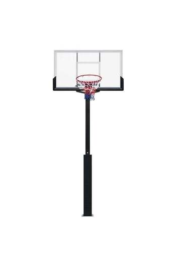 Master Sport MASTER Fixed Court 305 basketball post system, height adjustable, panel, net and ring
