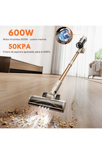 honiture P7 PRO upright vacuum cleaner, 6000W, 50kPa, 3 speeds, carpet brush, autonomy 50-80 min, LED, tank 1, 5L