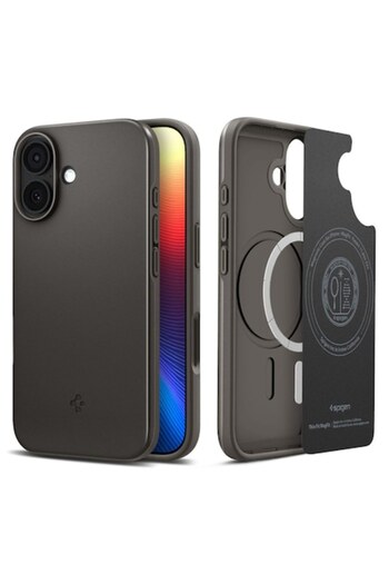 Optim Solution Protective Case with MagSafe for Apple iPhone 17, Anti Shock, Gunmetal