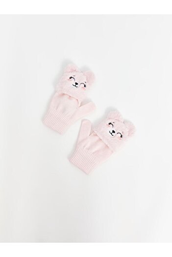 LC Waikiki Embroidered Girl's Gloves (W5)