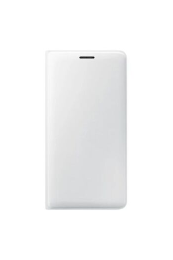 Samsung Flip Wallet Protective Case for Galaxy J3 2016 (J320), White