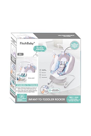 First Step Baby Rocker, Grey A25