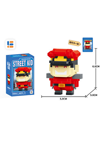 Choice9 No Box JM230507 Anime Street Fighter Fighting Game Action Building Blocks KenMasters Hoshi Ryu ABS K