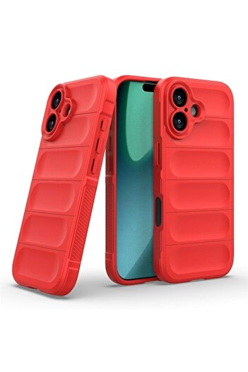 Optim Solution Buffer Silicone Case with Microfiber for Apple iPhone 17, Military-Grade Resistance, Anti-Fingerprin