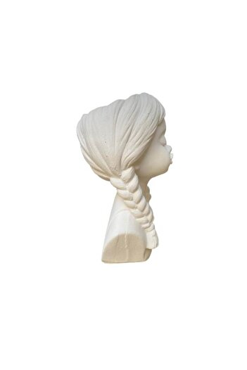 OEM Miryam Decorative Vase, White, 21cm