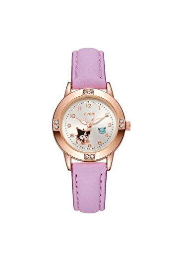 Choice3 Kuromi Sanrio Hello Kitty Watch Kawaii Kuromi Cinnamoroll Quartz Casual Fashion Melody WristWatch Wo