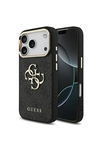 Guess Original iPhone 17 Pro Hardcase Big 4G Logo Classic, Black