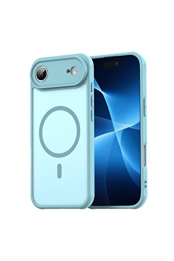 SKYDDAR INNOVATION Case for iPhone 17 Air, HaloFrost MagSafe II, Shockproof, sticker set, Mint green