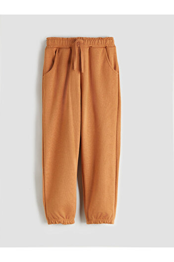 LC Waikiki Brown Elastic Waist Boys Jogger Sweatpants