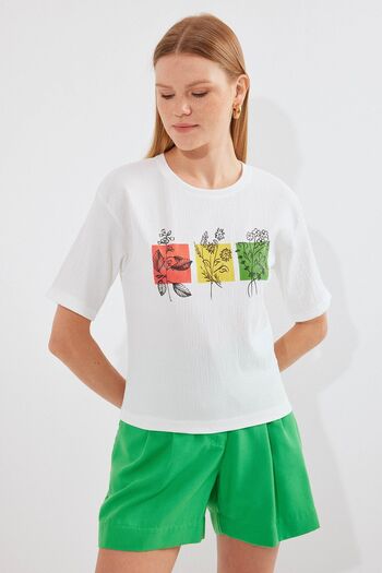 Hiccup Bdart Printed Round Neck T-Shirt