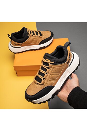 BMoD Yellow men's sneakers with laces MOD13025