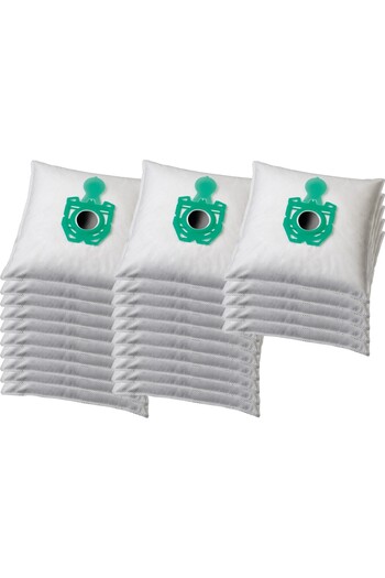 KOMA ZE04PL - Set of 25 bags with plastic front for Zelmer Twist, Twister vacuum cleaner