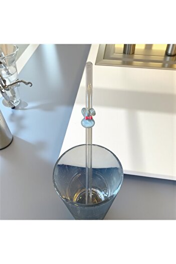 Miki & Miki Glass Pipette Rabbit Ribbon 1 Piece