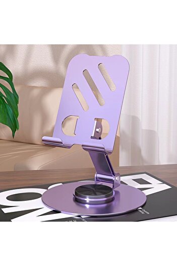 Flippy Rotating Phone Holder, Flippy, Fully Metal, 10.5 x 9 x 9 cm, 80 g, Purple
