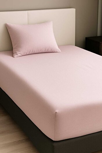 SHY TEKSTİL 100% Cotton Flannel Custom Made Pillowcase Fitted Sheet with Elastic Band
