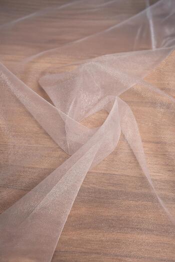 Kumaş Deposu Victorian Plain Tulle Gray Fabric