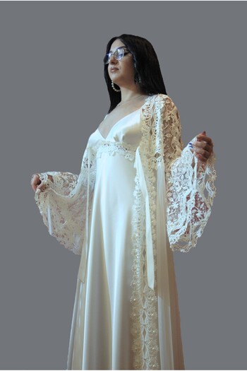 FARA White Tulip Dress
