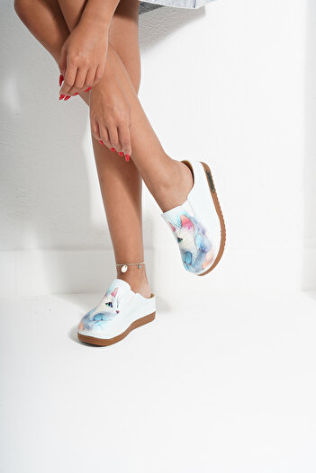 DOGİYE 3207 Special Series Noble Cat Printed Sek Anatomical Slippers